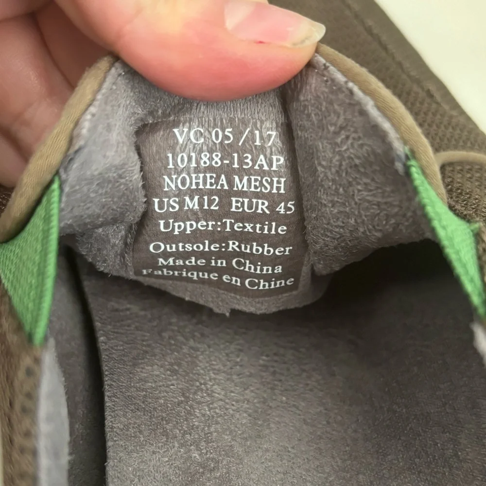 OluKai | Nohea‎ Mesh Men's Slip On Mustang/Lime Peel  Sz 12